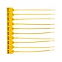 Cambridge Security Seals Heavy-Duty Pull Tight Seals, 18", Yellow, 10/Strip, 100 Strips/Carton (HPT13074)~#|#~sp71006290_sc7