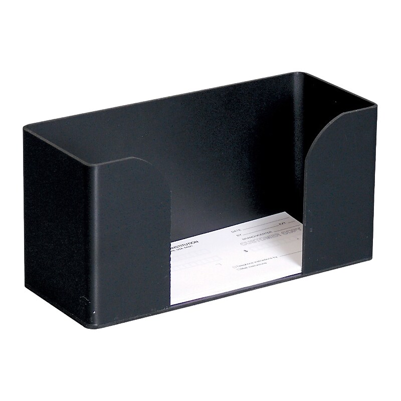 CONTROLTEK Form Holder, 1 Compartment, Black (500078) image 1