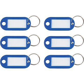 Advantus 1-Key Tags, Red, 6/Pack (KEY98018) | Staples