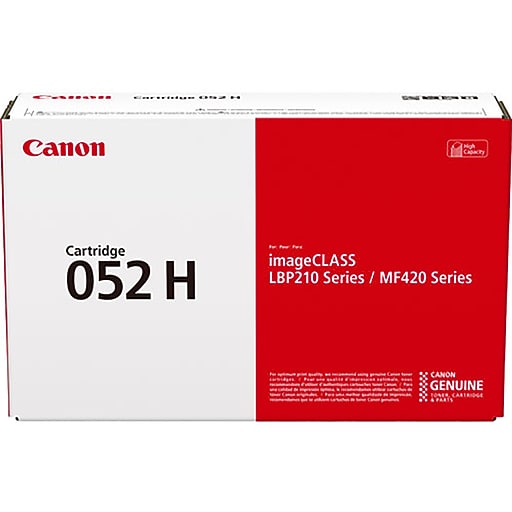 Canon 052H Black High Yield Toner Cartridge (2200C001) | Staples