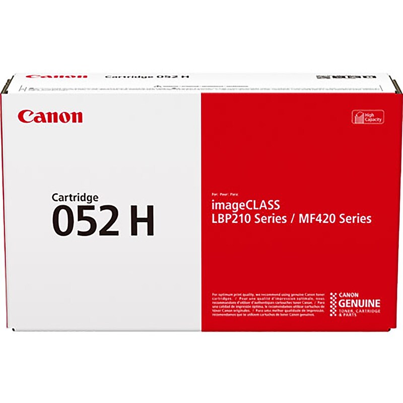 Canon 052H Black High Yield Toner Cartridge  (2200C001) image 1