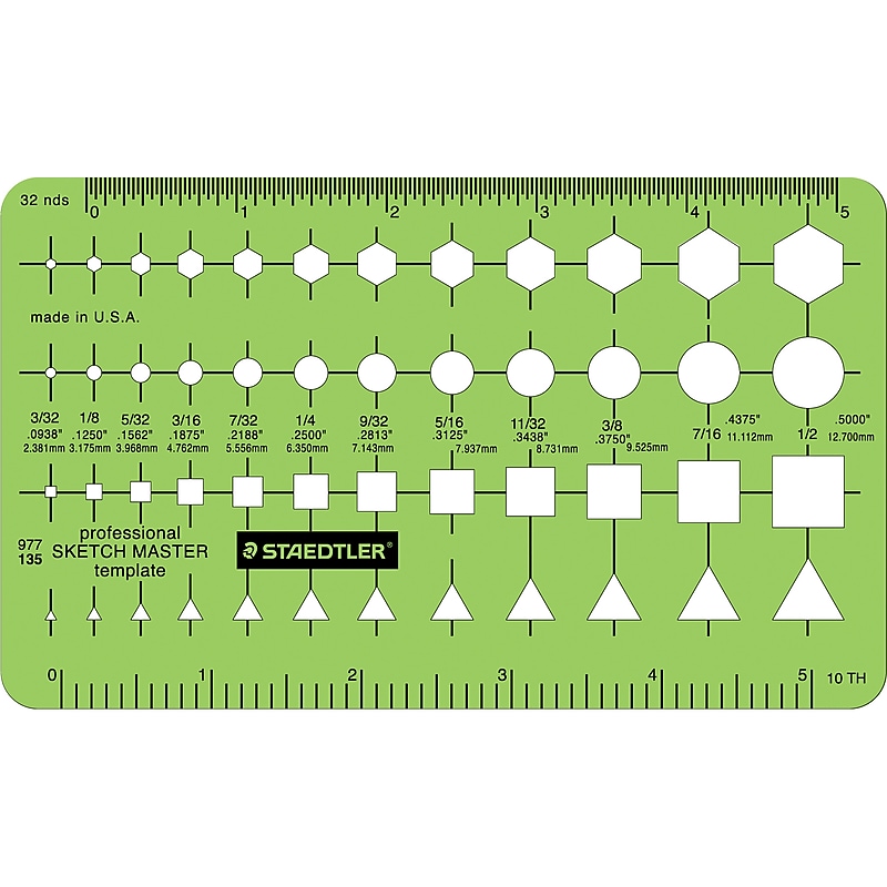 Staedtler Mars Sketch Master Template image 1