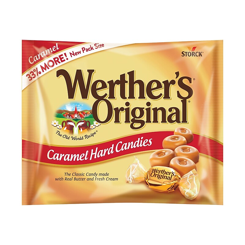 Werther's Original Caramel Hard Candy, 12 oz., 40/Pack (SUL05766) image 1