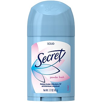 Secret Powder Fresh Wide Solid Antiperspirant and Deodorant, 1.7 oz., Pack/12 (12442XX)