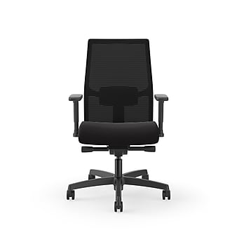 HON Ignition 2.0 Mesh/Fabric Computer and Desk Chair, Black (HONI2M2AMLC10TK)