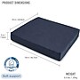 DMI 16" x 18" x 3" Polyfoam Wheelchair Cushion, Polyester/Cotton Cover, Navy (513-8021-2400)~#|#~sp71806805_sc7