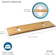 DMI® 8" x 30" Wood Transfer Boards with Two Cut-Outs, Maple (518-1756-0400)