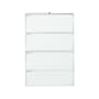 Global 9300 Plus Series 4-Drawer Lateral File Cabinet, Locking, Letter/Legal, Designer White, 36" (TD9336P4F1HDWT)~#|#~sp71821738_sc7