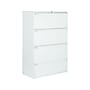 Global 9300 Plus Series 4-Drawer Lateral File Cabinet, Locking, Letter/Legal, Designer White, 36" (TD9336P4F1HDWT)~#|#~sp71821745_sc7