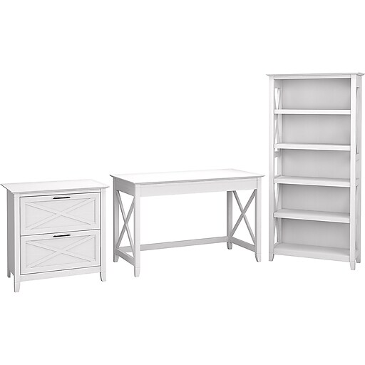 Shop Staples For Bush Furniture Key West 48 Writing Desk With 2