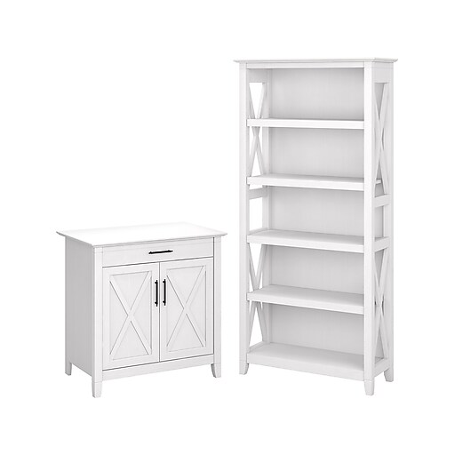 Shop Staples For Bush Furniture Key West 30 Secretary Desk With