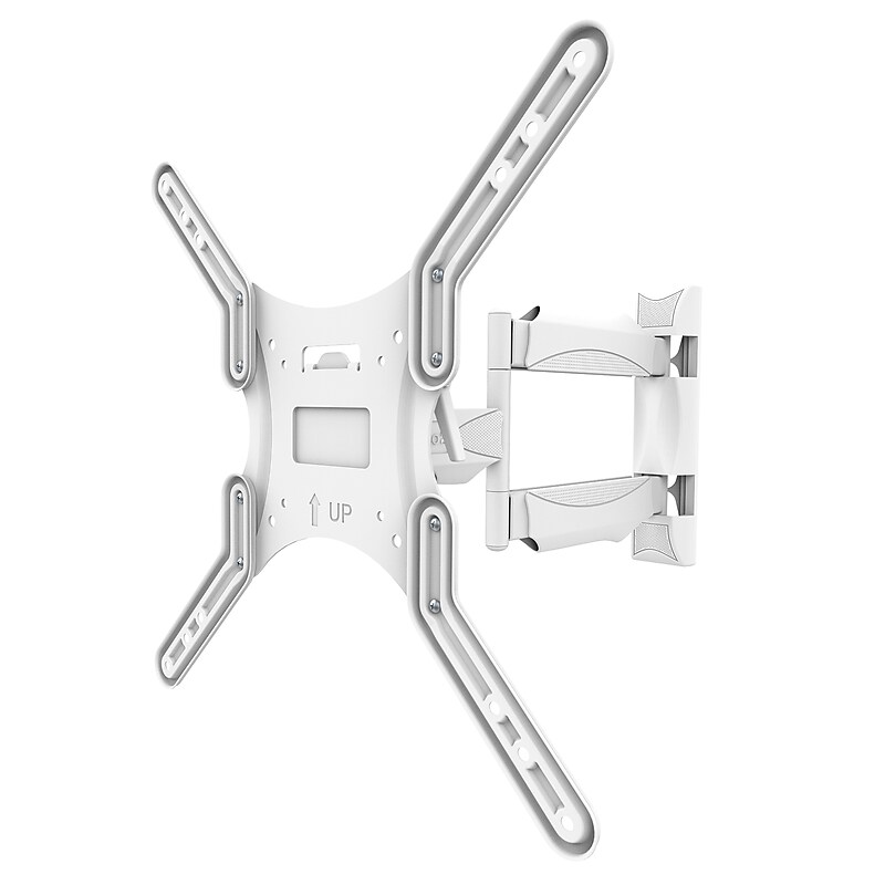 Kanto M300W Wall Mount for Flat Panel Display, 55" Screen Support, 80 lb Load Capacity, White image 1