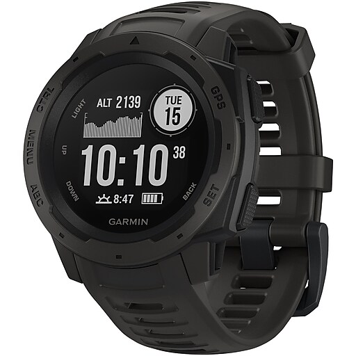 garmin instinct graphite gps watch graphite