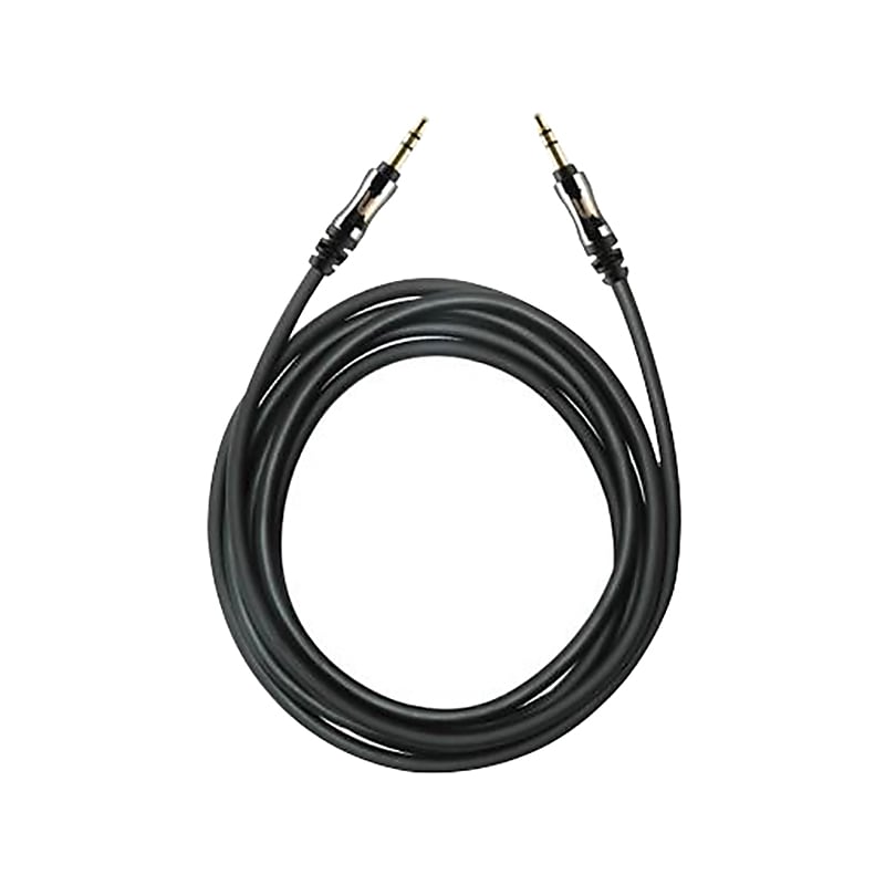 Scosche 3' Plug Cable for iPod & MP3 Players, 3.5mm, Black (I335) image 1
