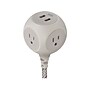 360 Electrical Habitat 2.4 6" Cable, French Grey (360464)~#|#~sp72204384_sc7