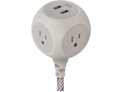 360 Electrical Habitat 2.4 6″ Cable, French Grey (360464) Sansujyuku sansujyuku.com