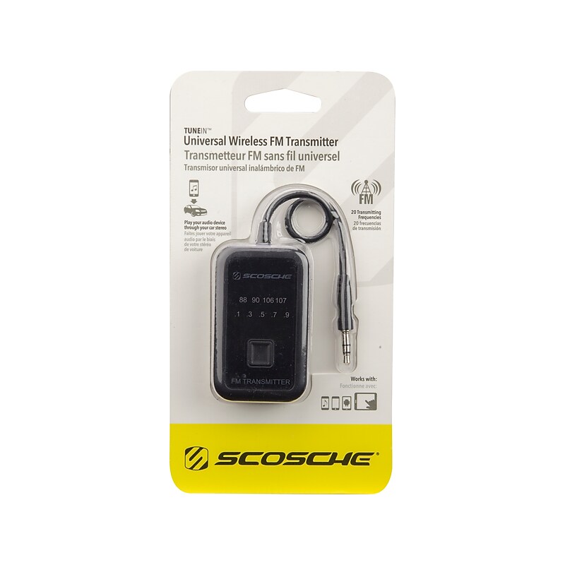 scosche TuneIn FMT4-RP FM Transmitter, Black image 1
