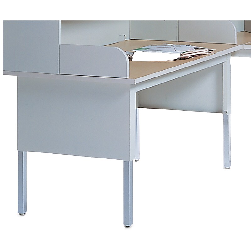 Safco Mailflow-to-Go 25-Compartment Sorting Tables, 48", Pebble Gray (TB48) image 1