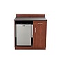 Safco 36"H Modular Break Room Appliance Base Cabinet, Mahogany/Slate (1705MH)~#|#~sp72205881_sc7