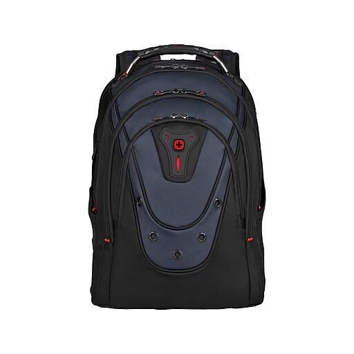 Wenger Ibex Pro Laptop Backpack, Solid, Blue/Black (610264) at Staples
