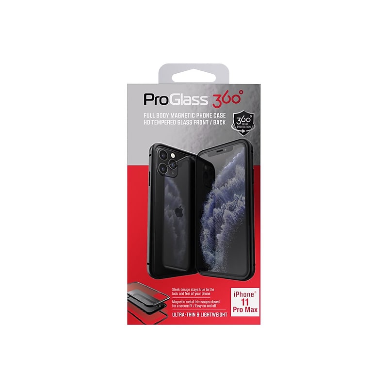 Tzumi ProGlass Transparent/Black Case for iPhone 11 Pro Max (7274ST) image 1