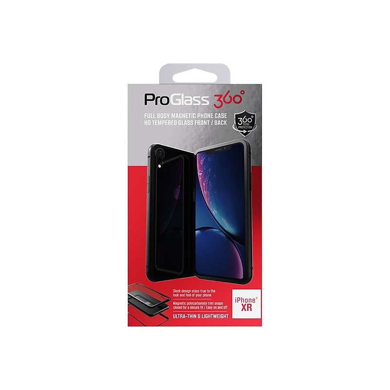 Tzumi ProGlass Transparent/Black Case for iPhone XR (6601ST) image 1
