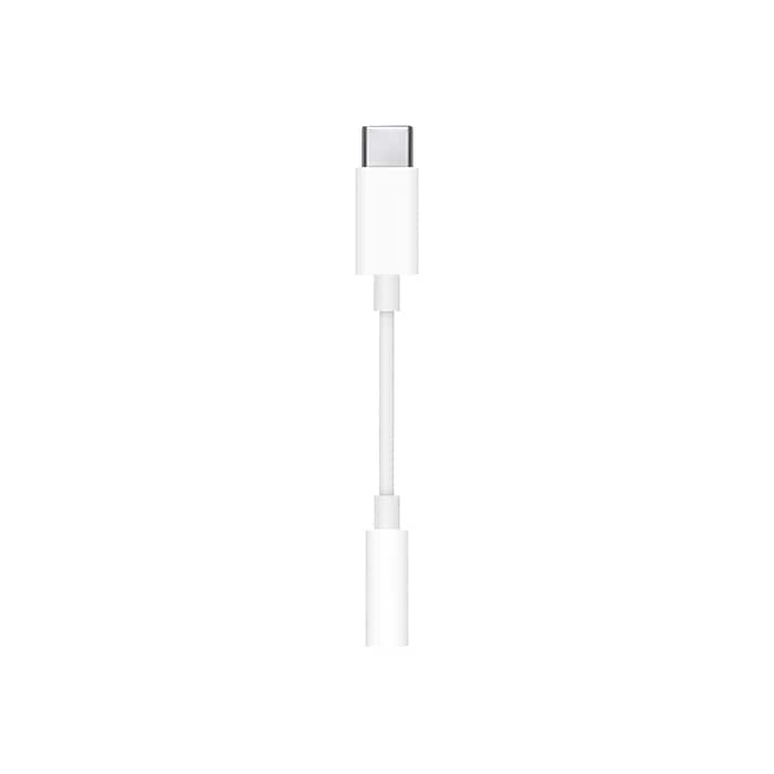 Apple USB-C to 3.5mm Audio Adapter, Male to Female, White (MW2Q3AM