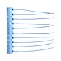 Cambridge Security Seals Heavy Duty Pull Tight Seals, 9", Blue, 100/Carton (HPT13061)~#|#~sp72496511_sc7