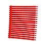 Cambridge Security Seals Fixed Length Security Seals, 7.5", Red, 100/Carton (PTS13155)~#|#~sp72496516_sc7