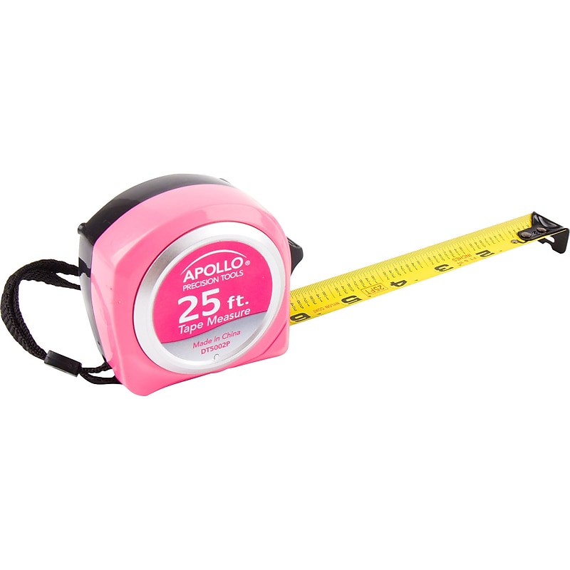 Apollo Tools 25 ft. Pocket Tape Measure, Nylon Coated (DT5002P) image 1