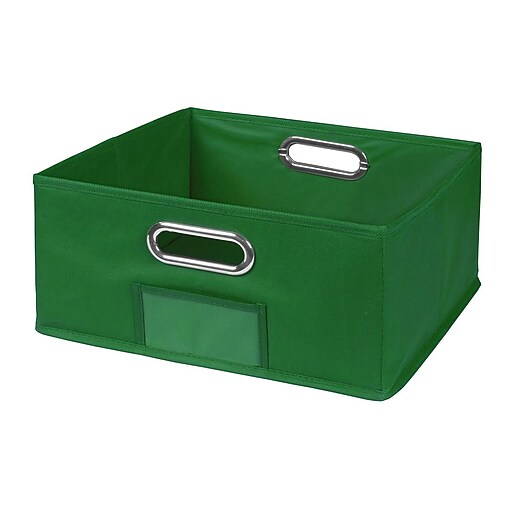 Niche Cubo HalfSize Foldable Fabric Storage Bin Green (HTOTE1206GN