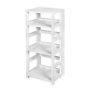 Regency Flip Flop 34" High Square Folding Bookcase- White (FFSQ3412WH)
