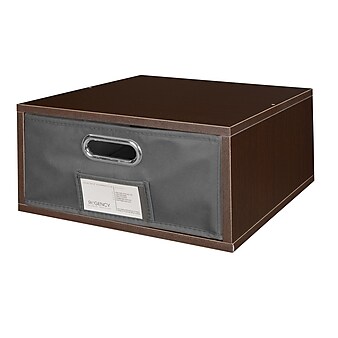 Niche Cubo Half Size Stackable Storage Cube- Truffle (PC1206TF)
