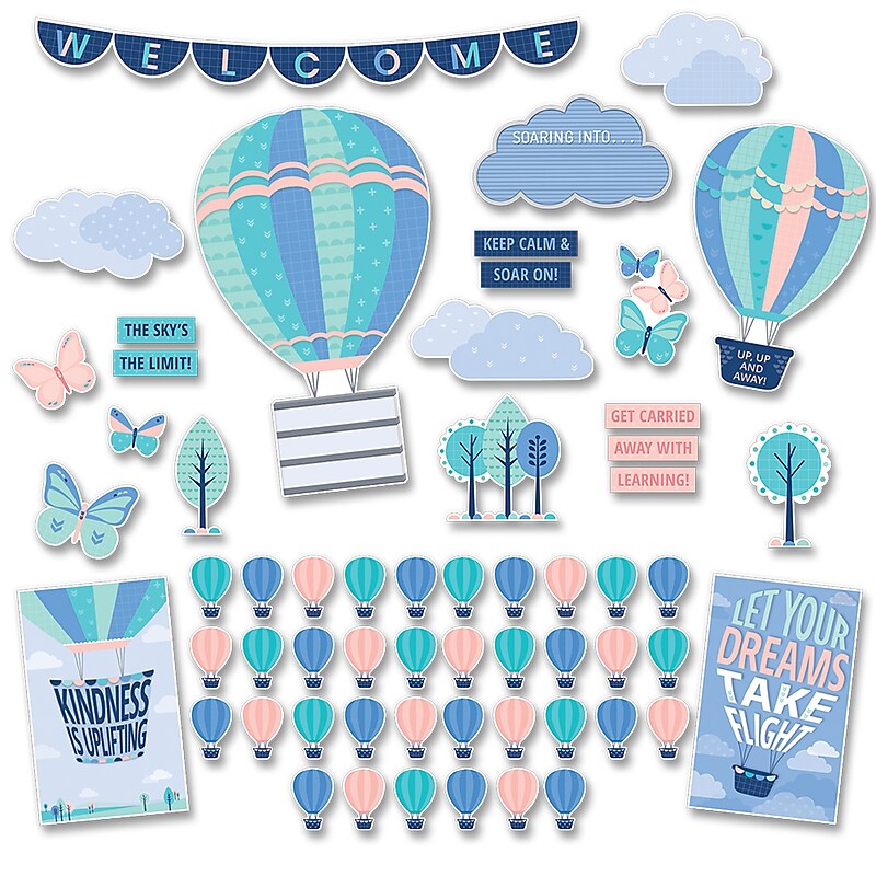 Creative Teaching Press Calm & Cool Soaring High Bulletin Board, 57/Set (CTP8596) image 1
