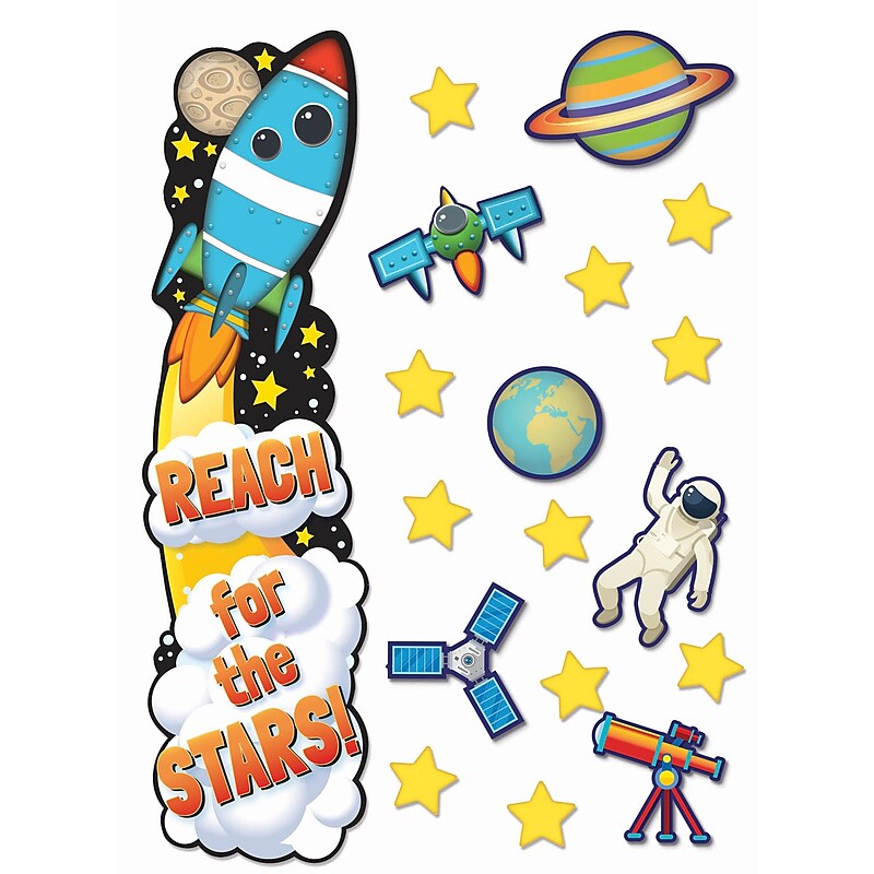 Eureka Outer Space All-In-One Door Decor Kit, 31/Pack (EU-849316) image 1