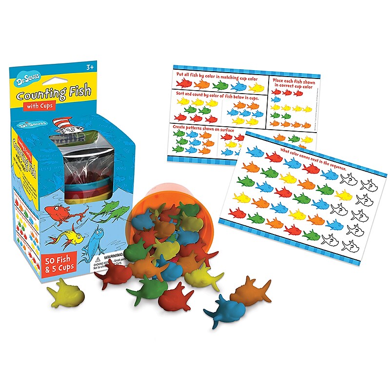 Eureka Dr. Seuss Counting Fish, 55 pieces (EU-867564) image 1