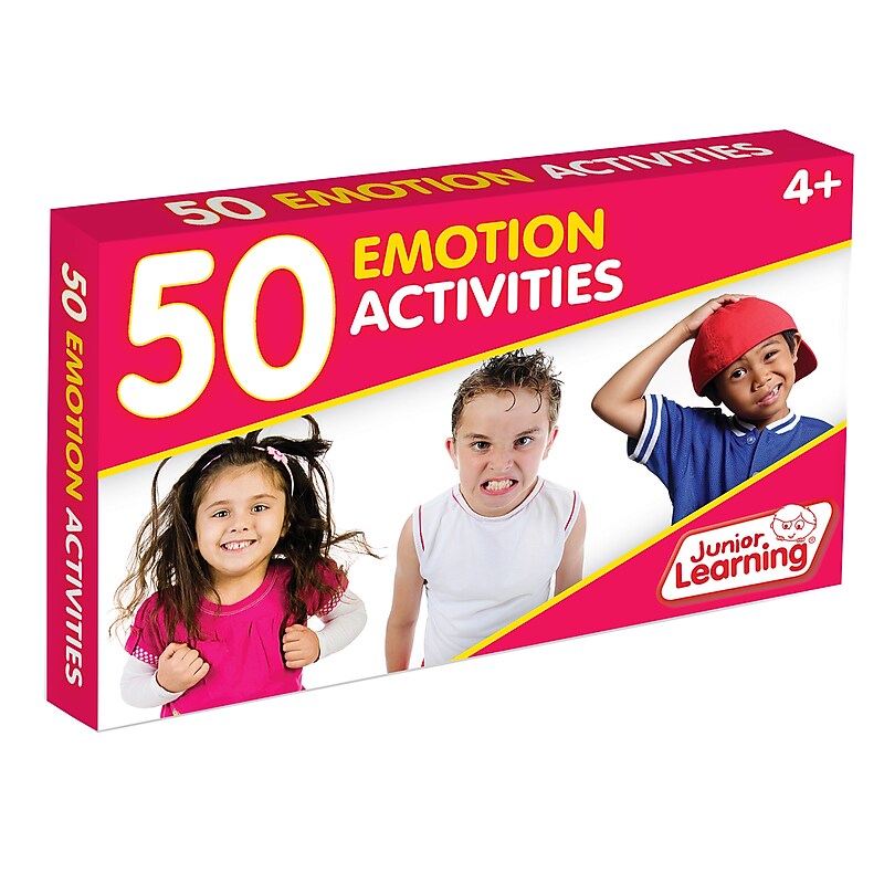 Emotion Activity Cards for PreK+, 50 Per Pack (JRL357) image 1