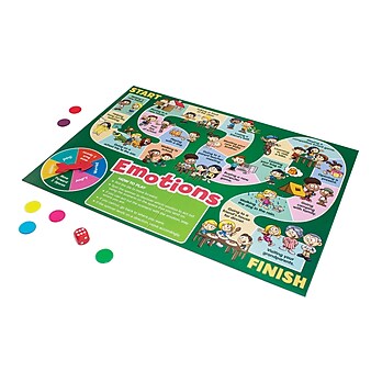 Junior Learning 4 Social Skills Board Games, Early Education Development, Ages 5+ years (JRL426)