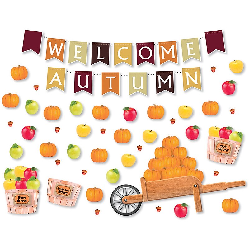 North Star Teacher Resources Welcome Autumn Bulletin Board Set, 105/Set (NST3500) image 1