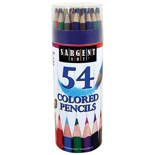Sargent Art Colored Pencils, 54/Pack (SAR227286) Staples