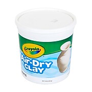 Crayola Air-Dry Clay Bucket, 5 lbs, White (57-5055)