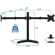 Mount-It! Dual Monitor Stand for 19"-32" Screens (MI-2781B)