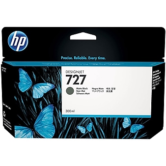 HP 727 Black Matte High Yield Ink Cartridge (C1Q12A)
