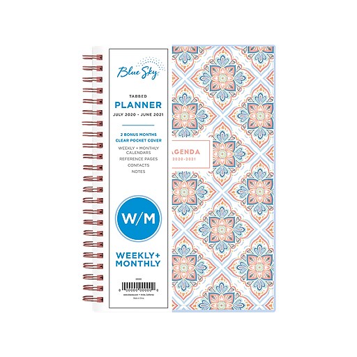 20202021 Blue Sky 5.88" x 8.13" Planner, Lilou (119489) at Staples