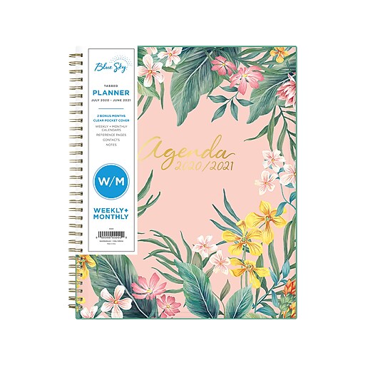 20202021 Blue Sky 8.5" x 11" Planner, Allena (119408) at Staples