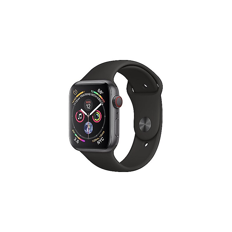 Apple Watch Series 4 (GPS) Bluetooth Smartwatch with Sport Band, Space Gray (AWS4) image 1