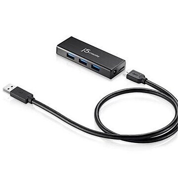 j5create 3-Port USB Type-C Hub, Space Gray (JCH474) | Staples