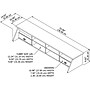 Bush Furniture Broadview Desktop Organizer, Pure White (BDH154WH-03)~#|#~sp73171337_sc7