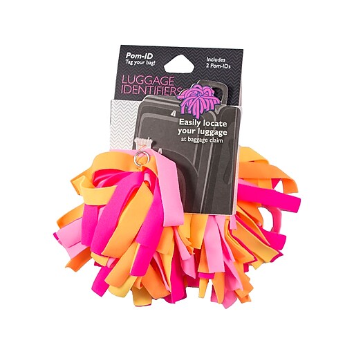 Lewis N. Clark PomID Luggage Identifier, Assorted Colors (8211) Staples