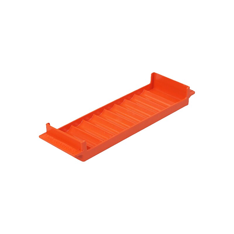 CONTROLTEK Quarters Coin Tray, 10 Compartments, Orange (560563) image 1